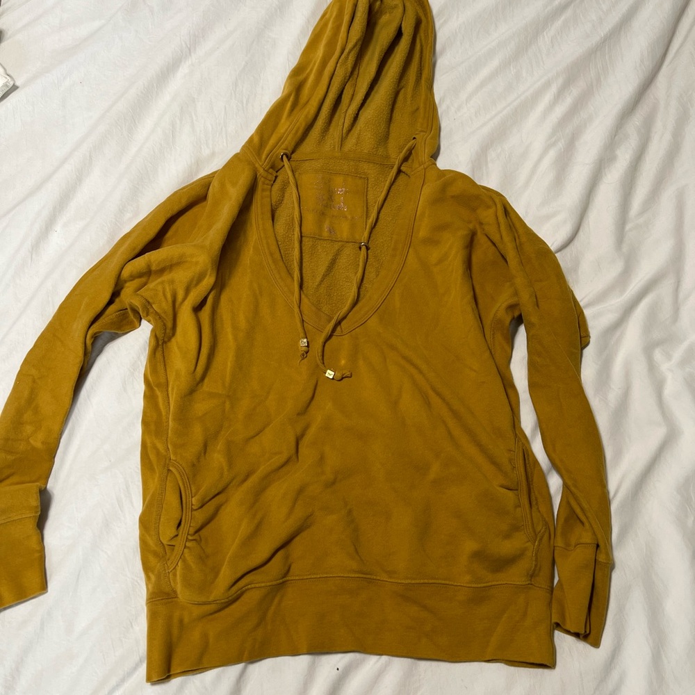 Mustard yellow Victoria secret hoodie